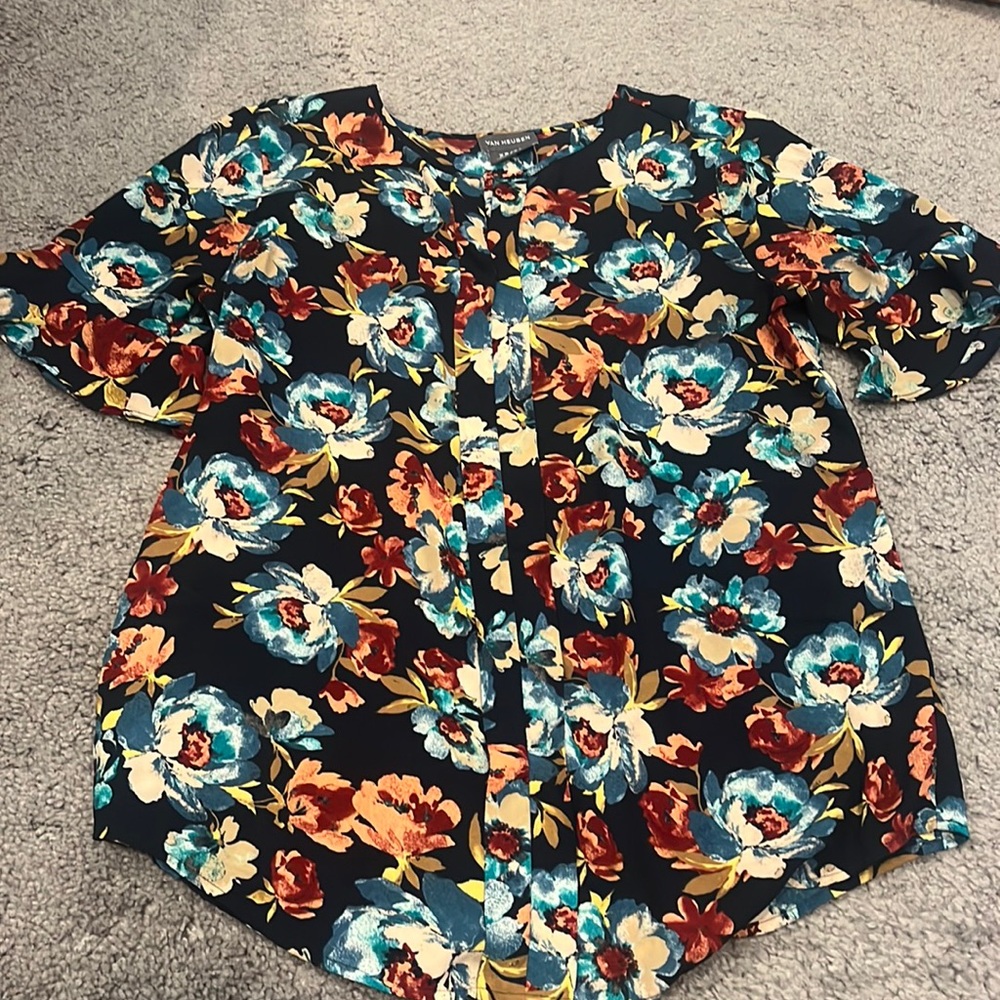 Floral printed top, Van Heusen, Size xs